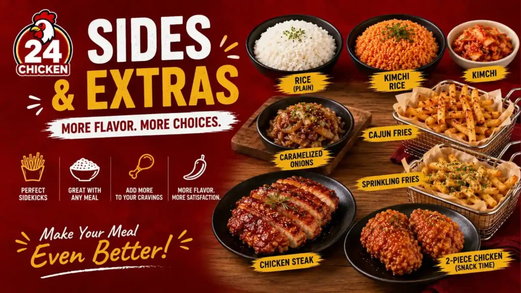 24 Chicken Sides and Extras